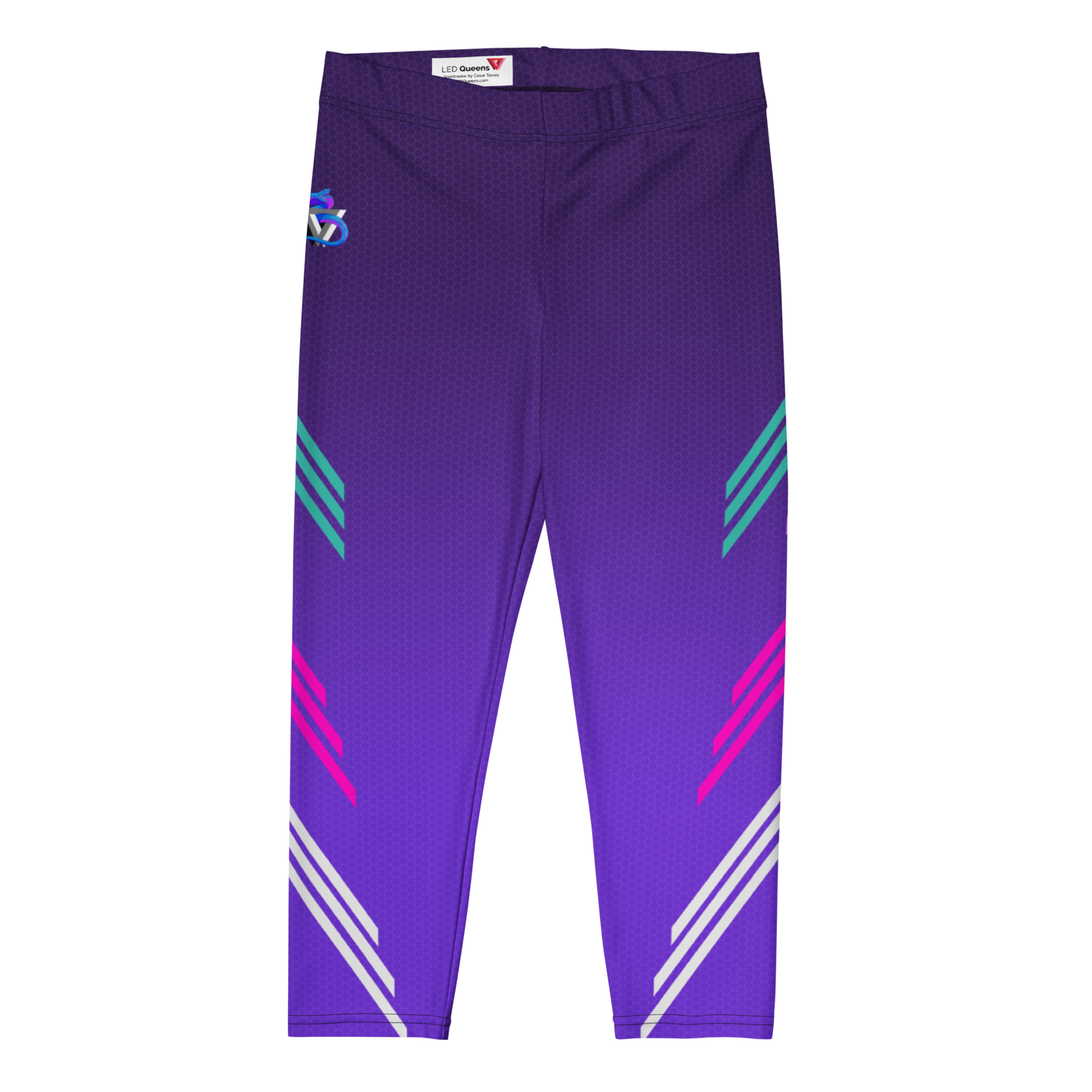 Cake Icing Capri-Length Bodybuilding Tights