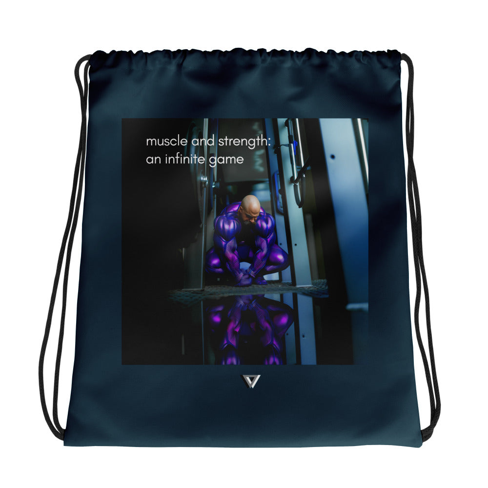 Infinite Game Drawstring Bag
