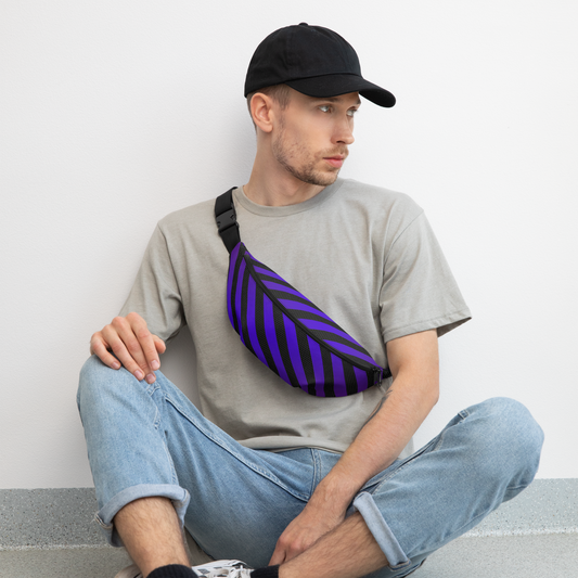 Grape 80's Retro Bodybuilding Fanny Pack