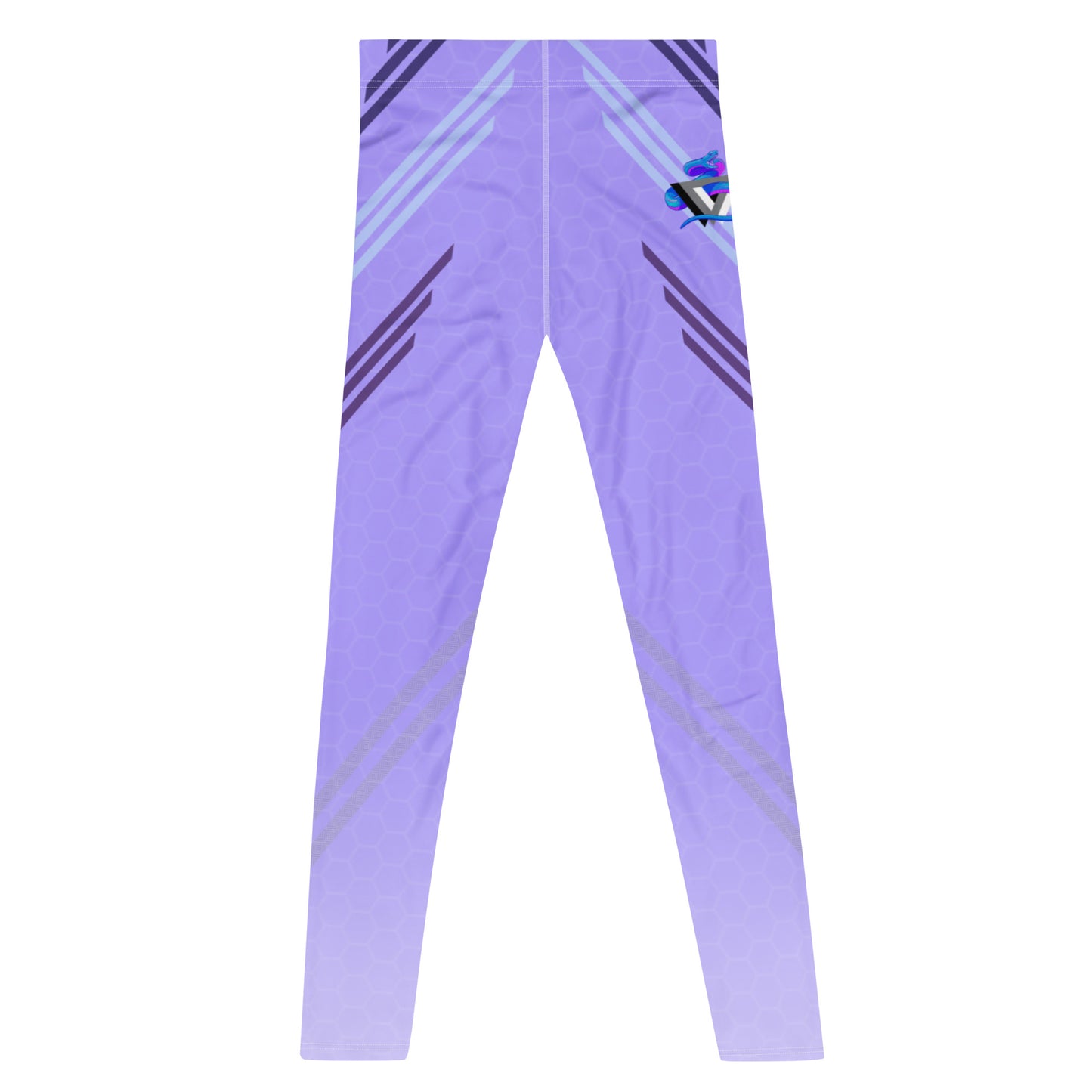 Lavender Theys Plus-Size/High-Waisted Bodybuilding Tights