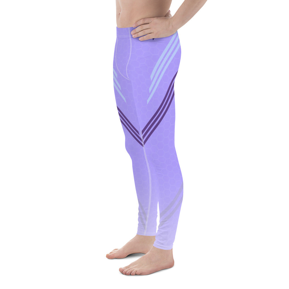 Lavender Theys Plus-Size/High-Waisted Bodybuilding Tights
