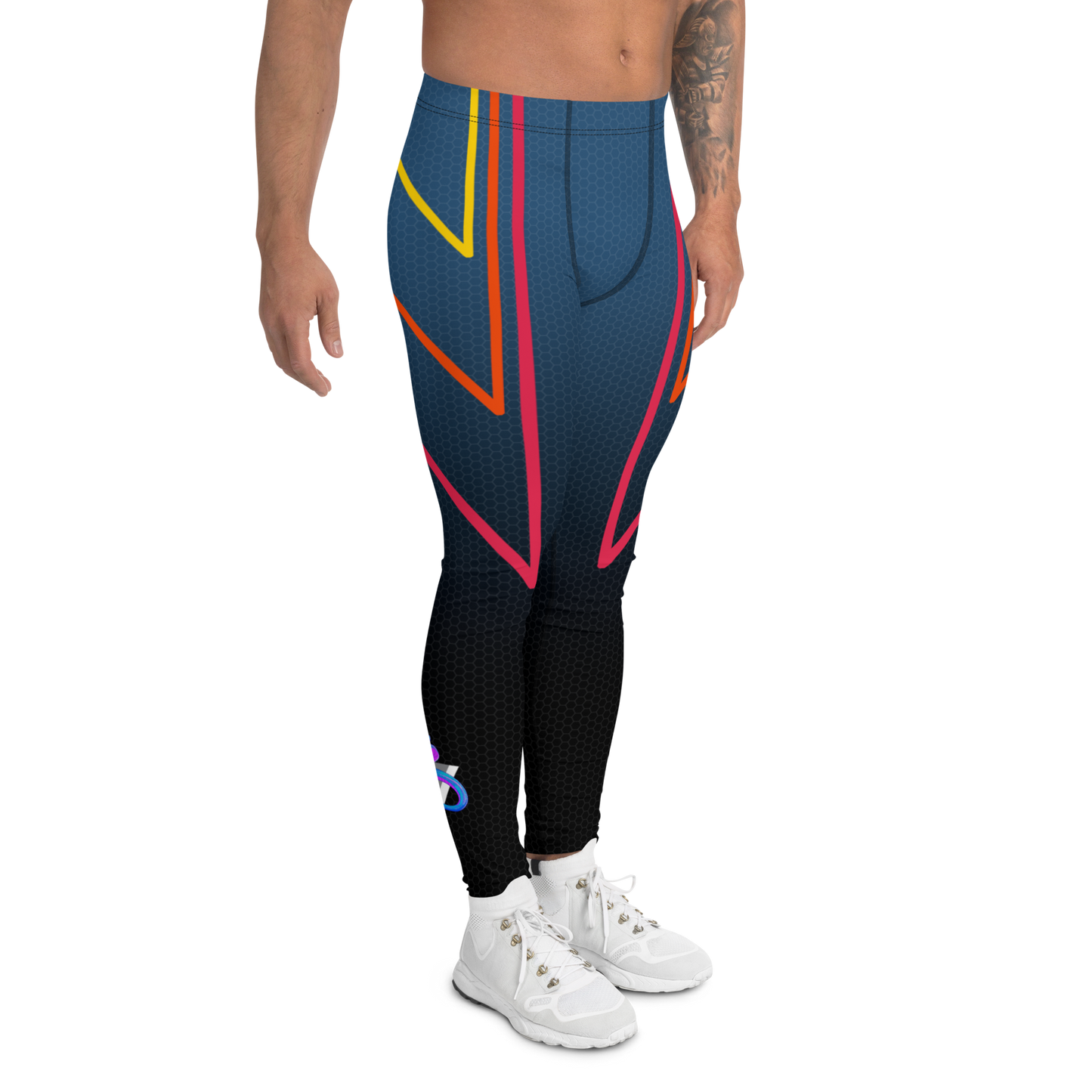 Solar Flare Plus-Size/High-Waisted Bodybuilding Tights