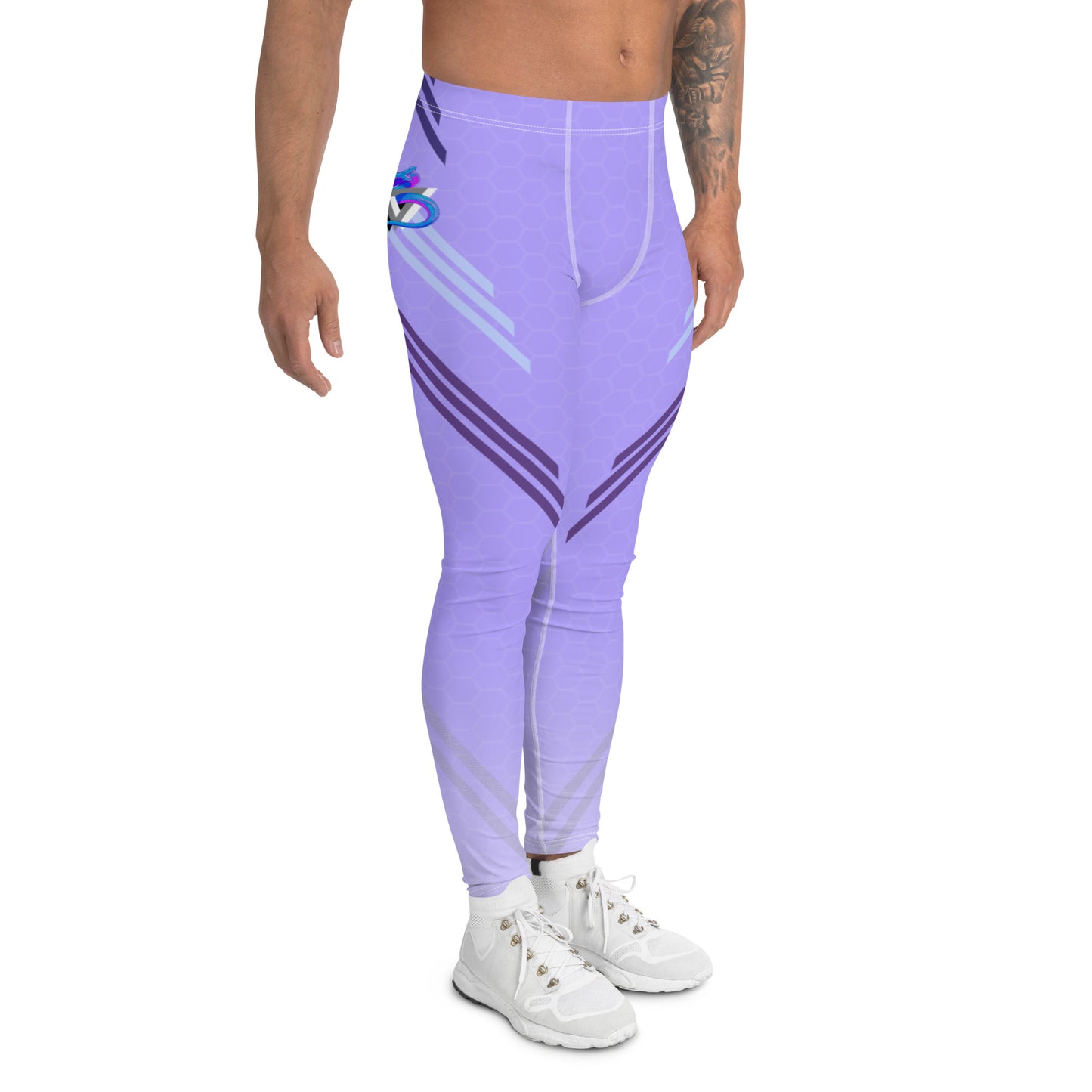 Lavender Theys Plus-Size/High-Waisted Bodybuilding Tights