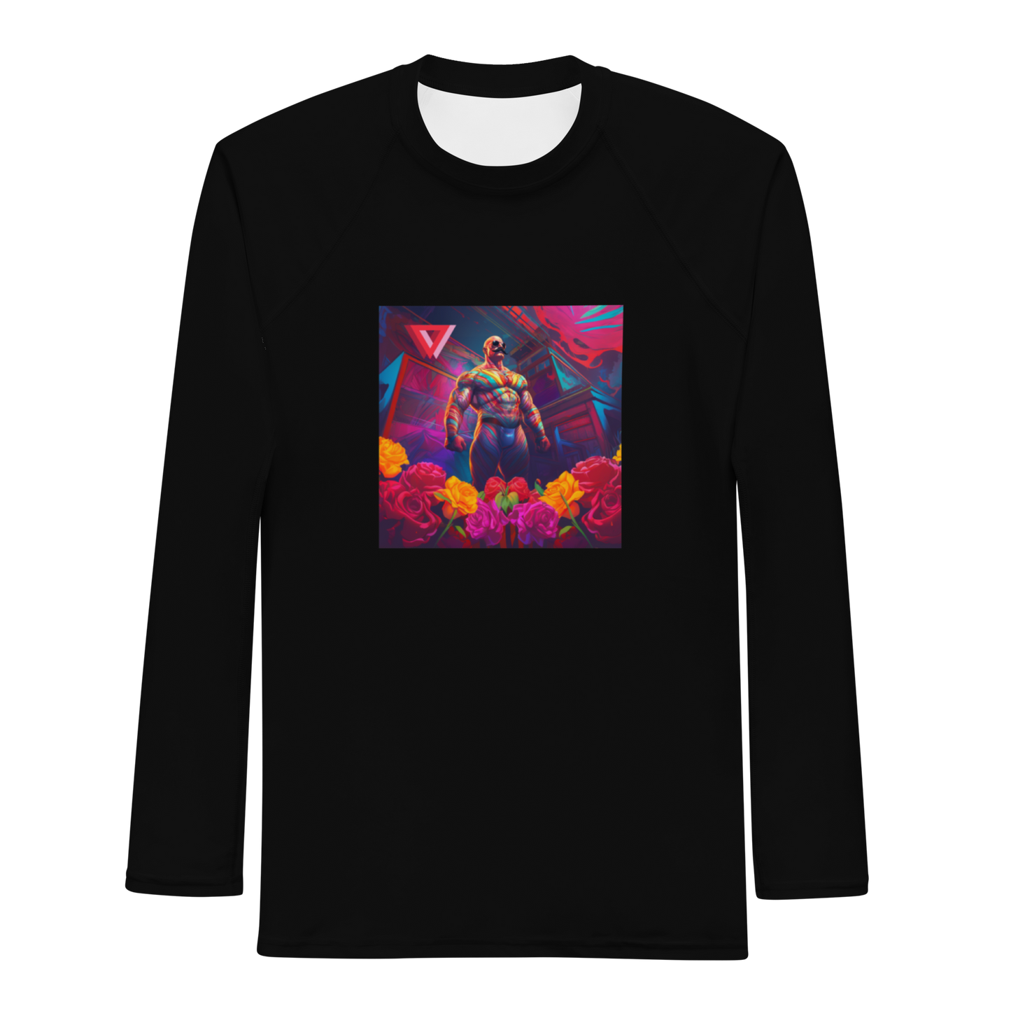 Dia De Los Muertos Daddy Long-Sleeve Spandex Shirt