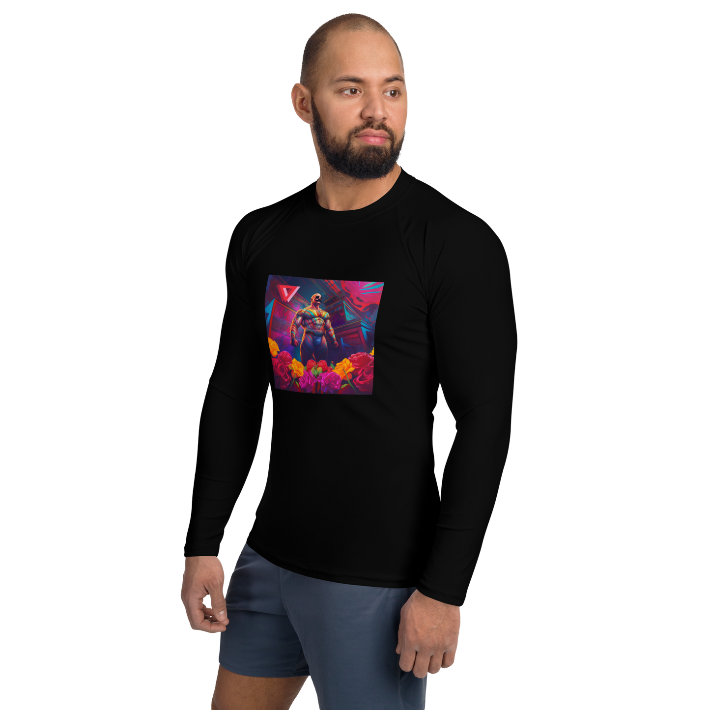 Dia De Los Muertos Daddy Long-Sleeve Spandex Shirt