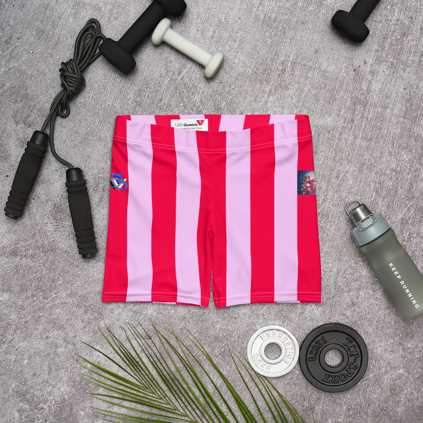 Strawberry Beefcake Spandex Shorts