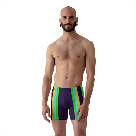 Neon Cassette Spandex Shorts