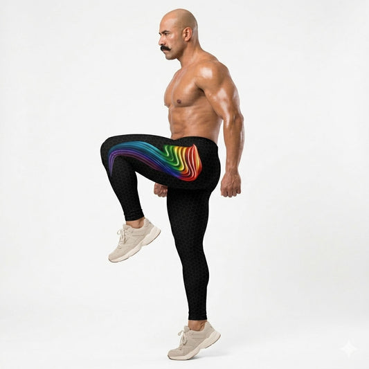 Rainbow Flow Bodybuilding Tights