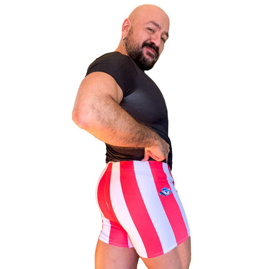 Strawberry Beefcake Spandex Shorts
