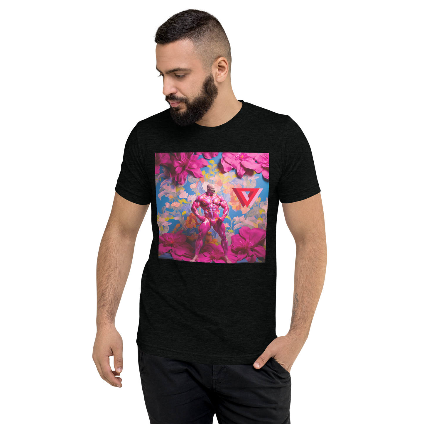 Senor Bougainvillea Tri-Blend T-Shirt