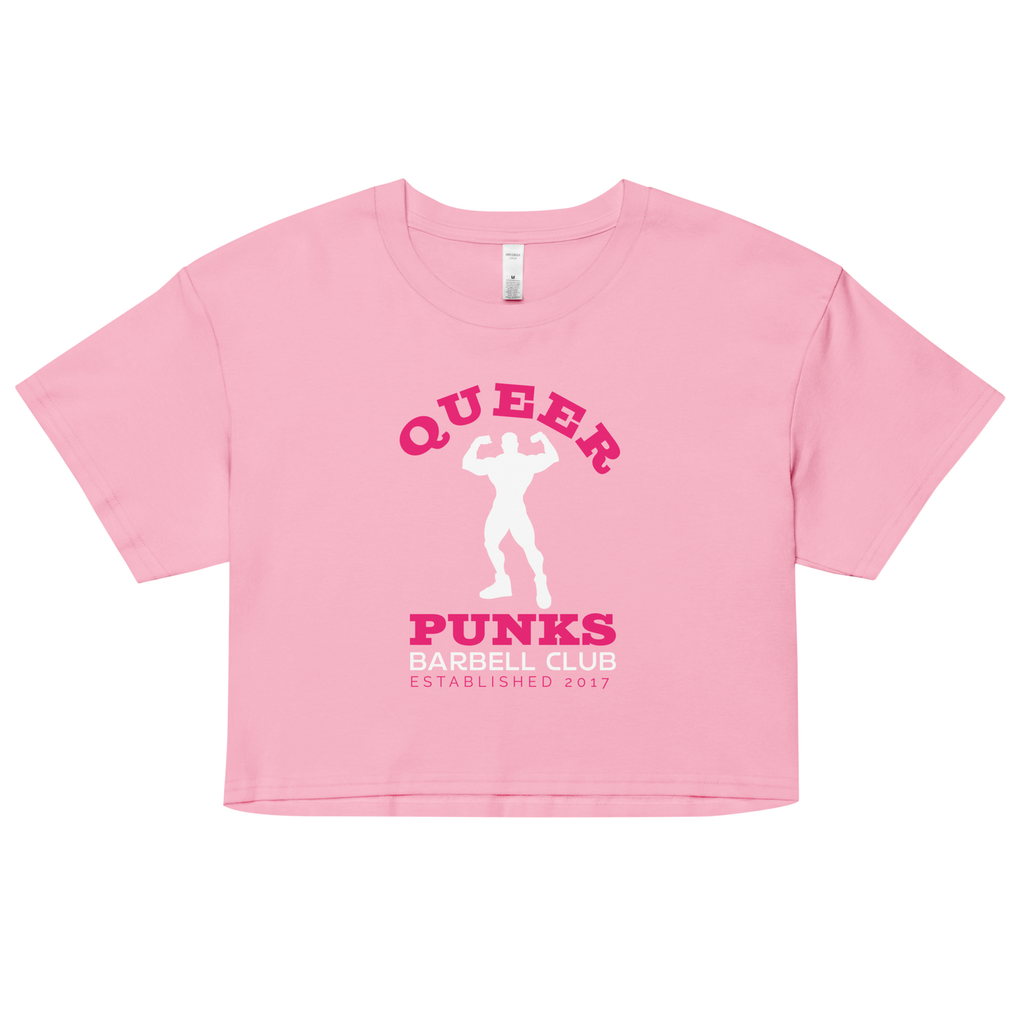 Queer Punks Barbell Club Crop Top