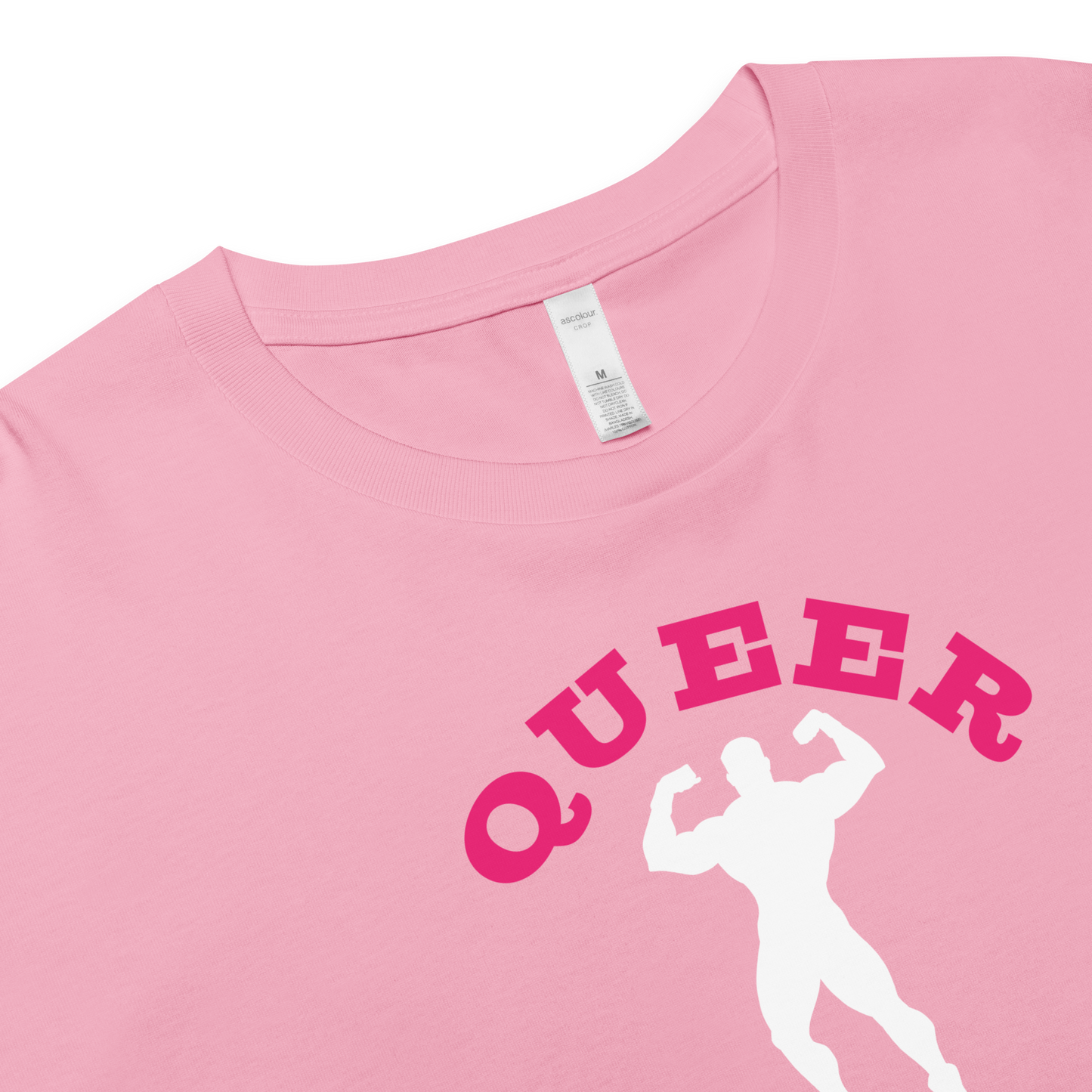 Queer Punks Barbell Club Crop Top