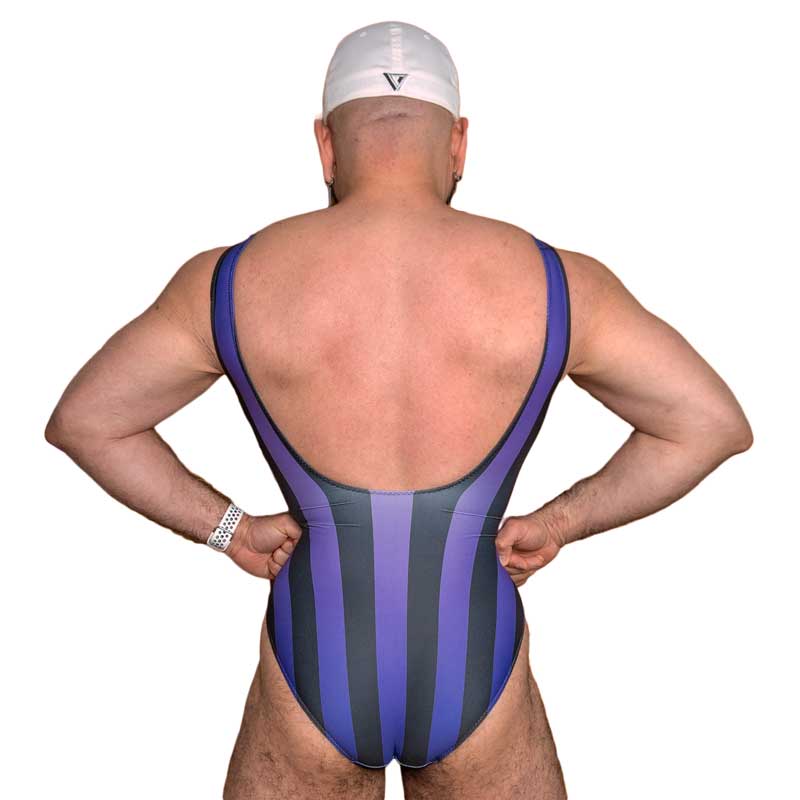 Purple Heel Butcher Wrestling Singlet