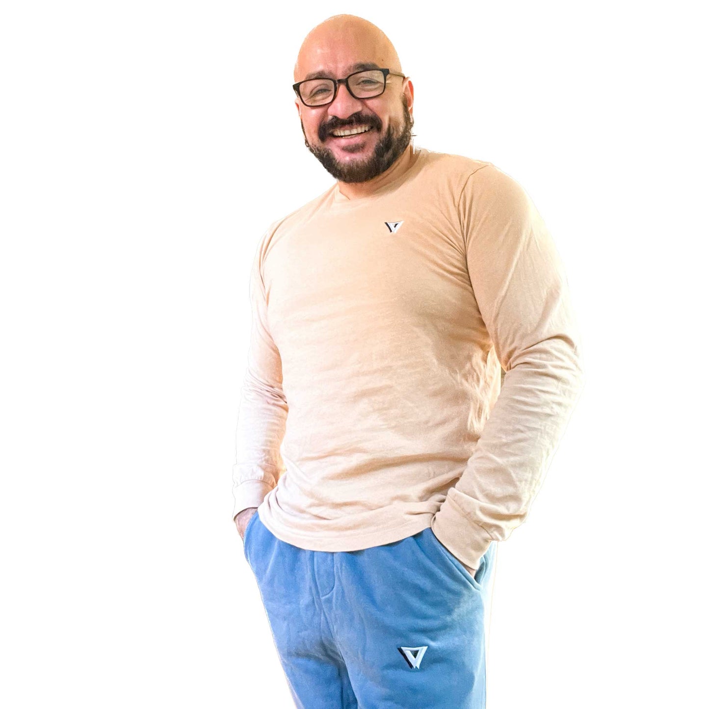 Bizcore WFH/Remote Work Embroidered Joggers