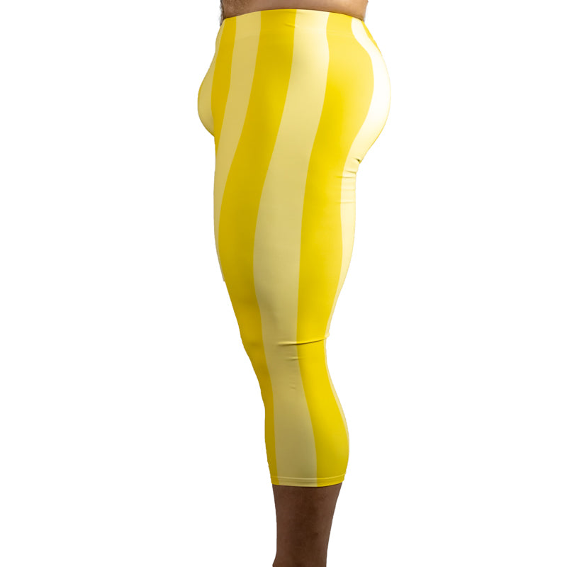 Lemon Capri Bodybuilding Tights