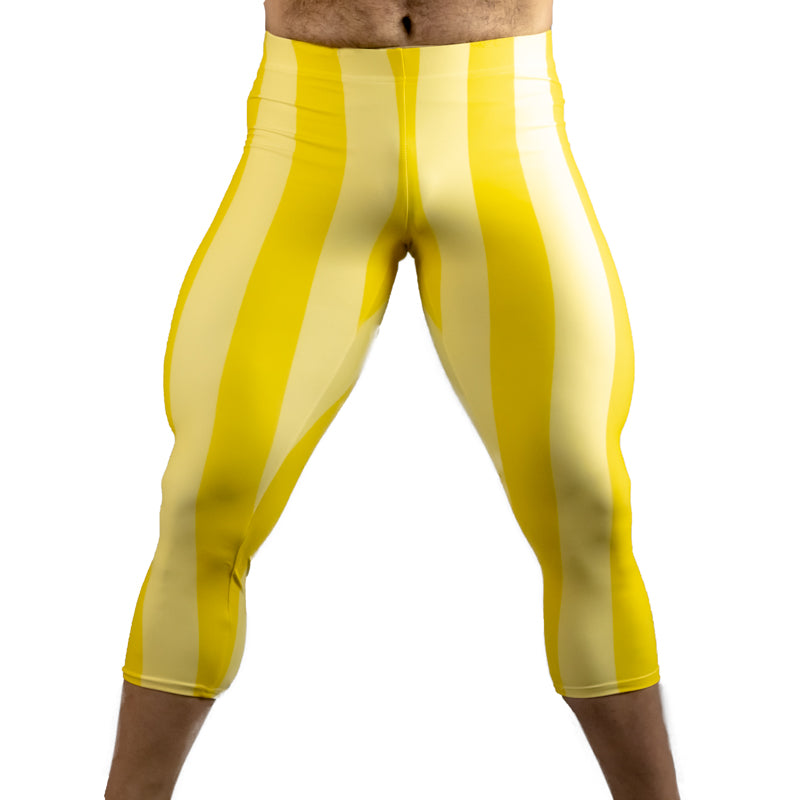 Lemon Capri Bodybuilding Tights