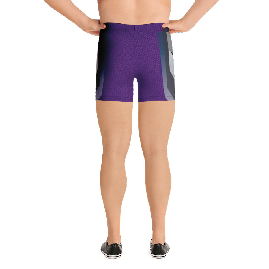 Purple Mamba Spandex Shorts for queer fitness