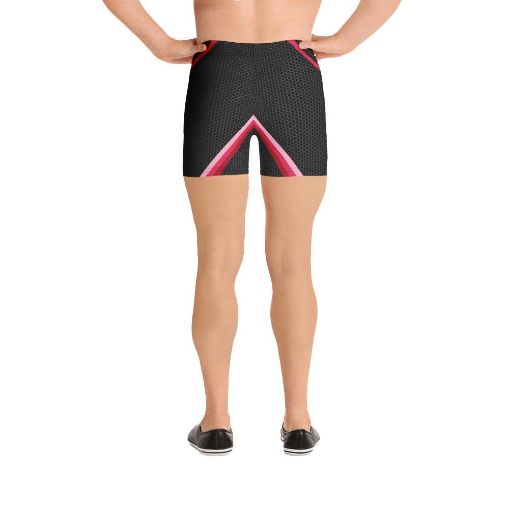 Queer Red Spandex Shorts