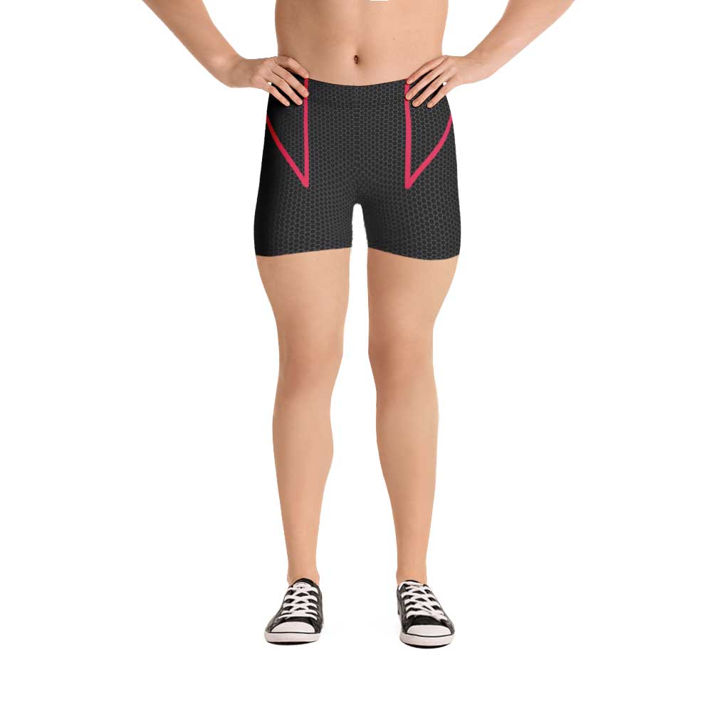 Queer Red Spandex Shorts