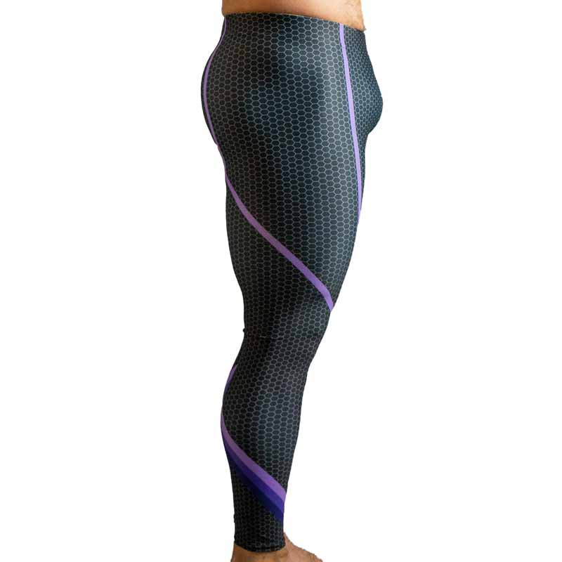 Purple Cetus Bodybuilding Tights