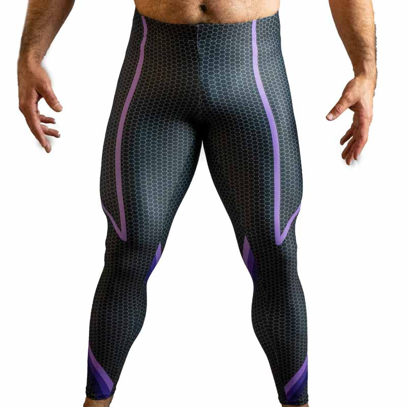 Purple Cetus Bodybuilding Tights