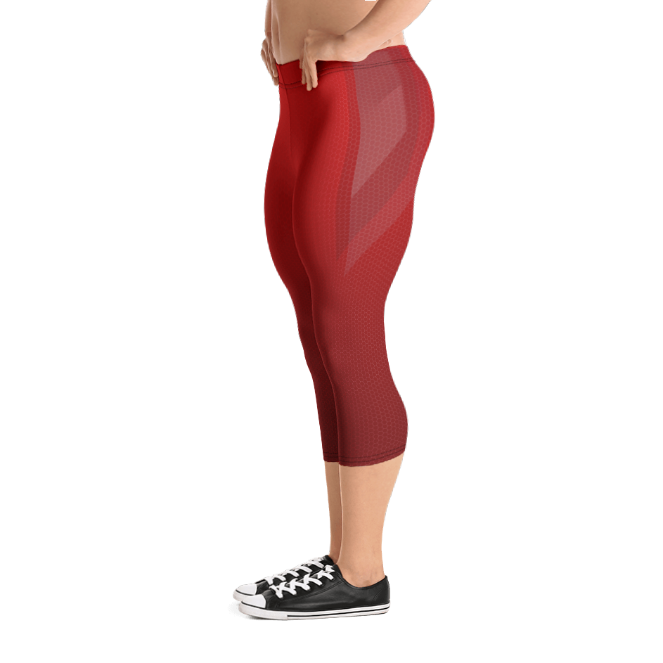 Red Mamba 3/4 Bodybuilding Tights