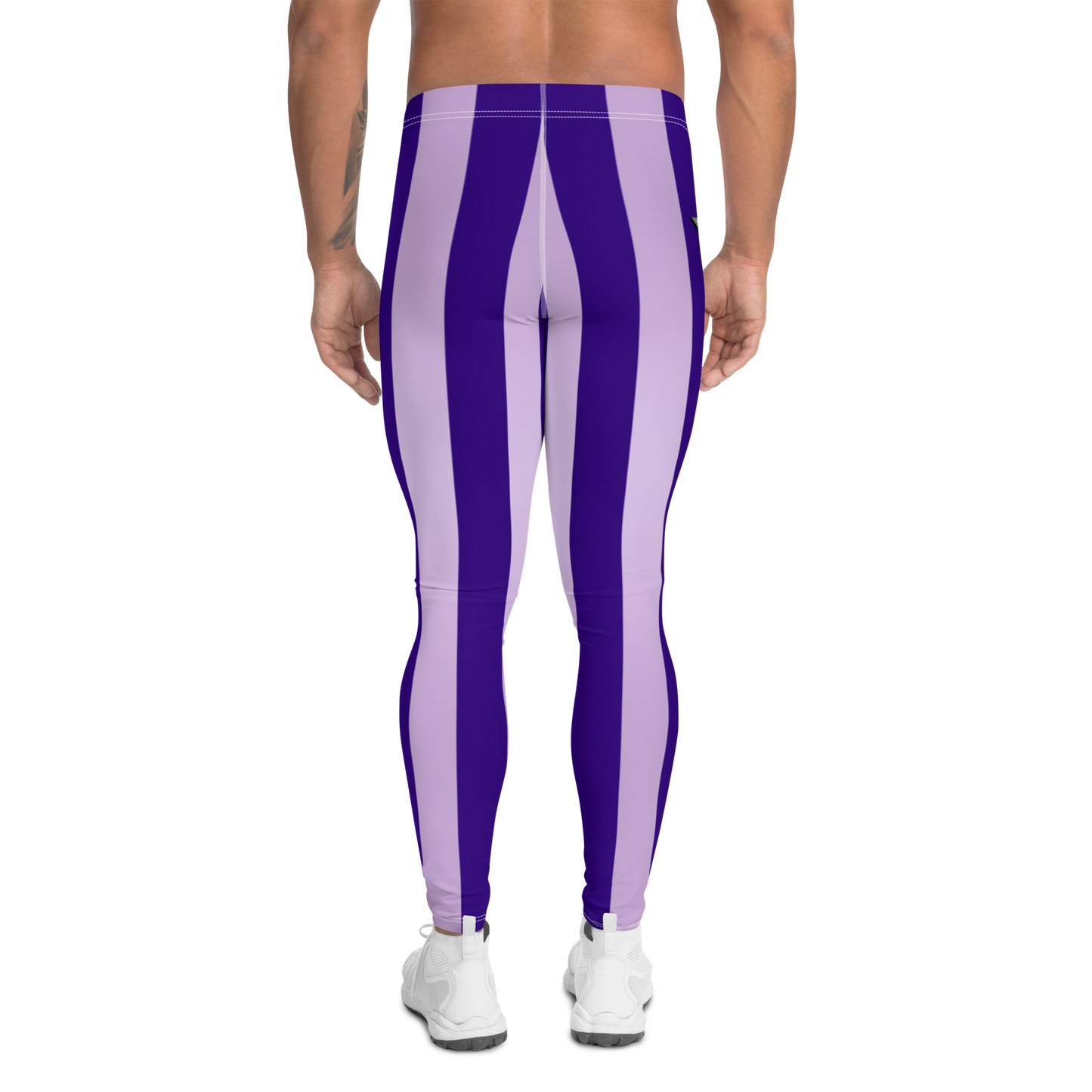 HyperLavender Plus-Size, High-Waisted Bodybuilding Tights