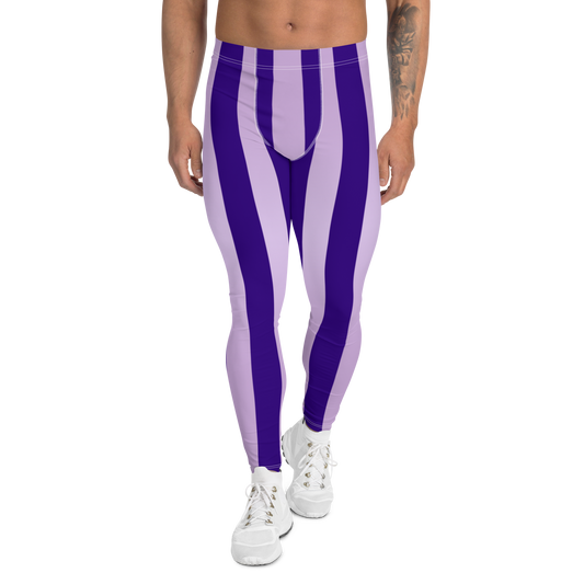 HyperLavender Plus-Size, High-Waisted Bodybuilding Tights