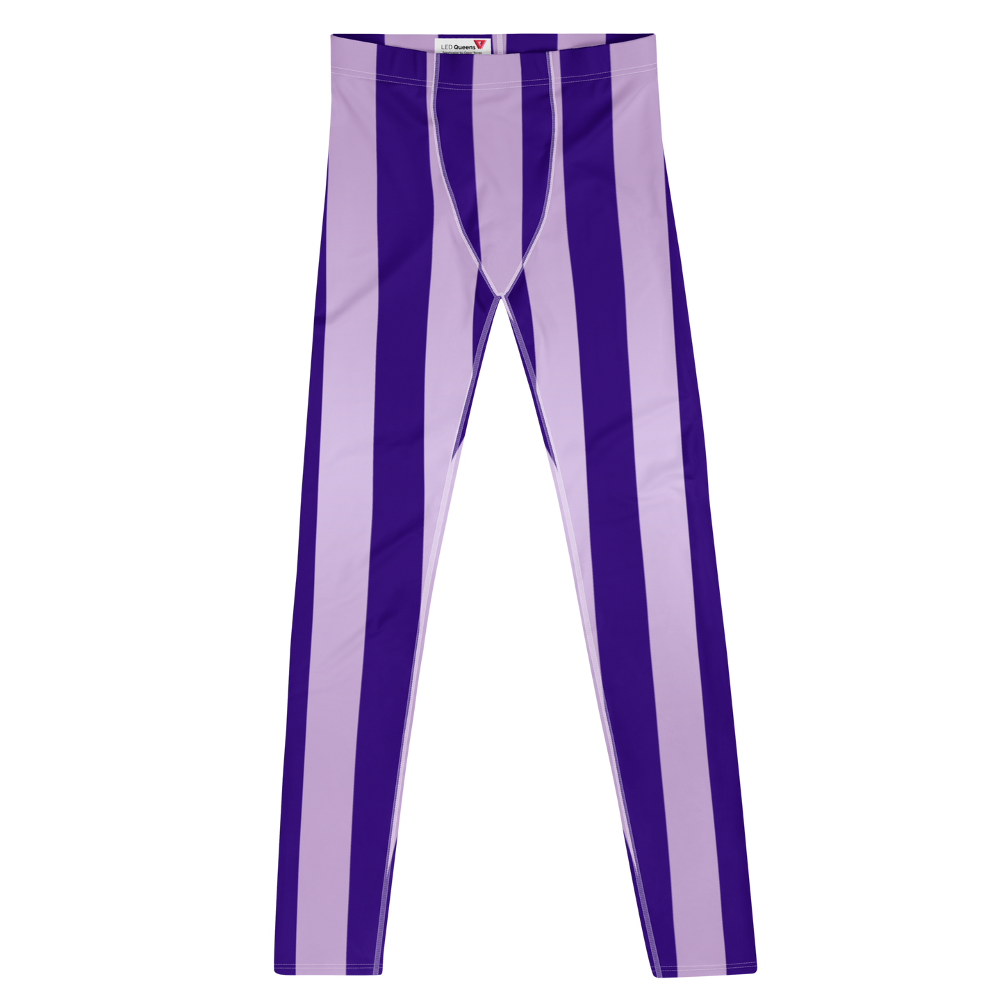HyperLavender Plus-Size, High-Waisted Bodybuilding Tights