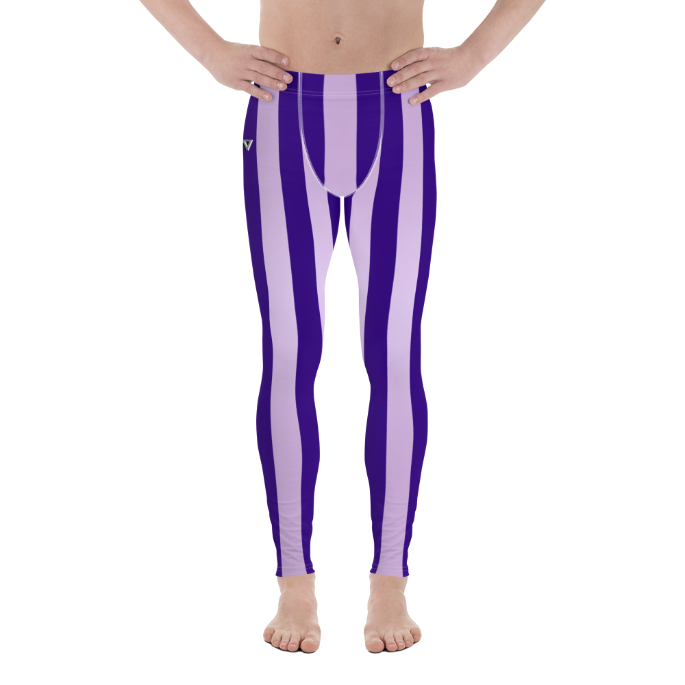 HyperLavender Plus-Size, High-Waisted Bodybuilding Tights