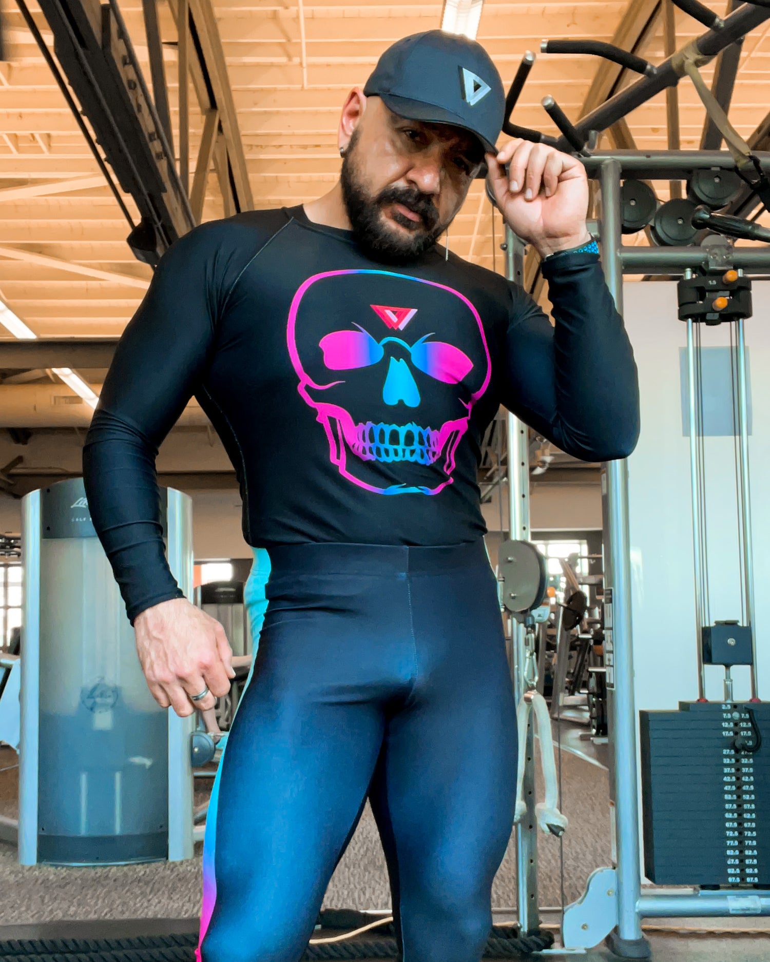 Long-Sleeve Spandex Tops
