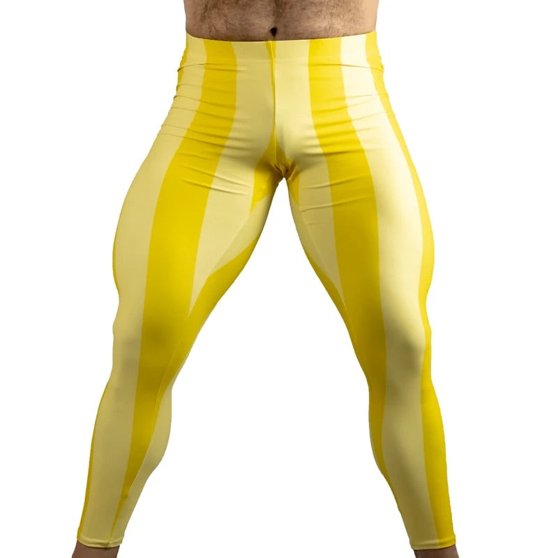 80’s Retro Lemon Tights and Shorts by LED Queens