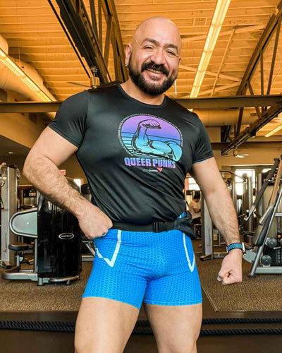 Blue Racer Spandex Shorts