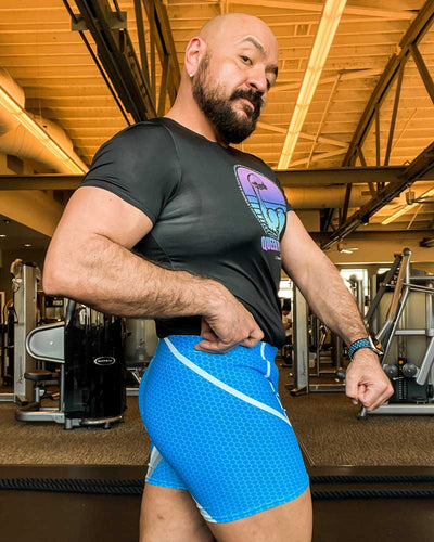 Blue Racer Spandex Shorts