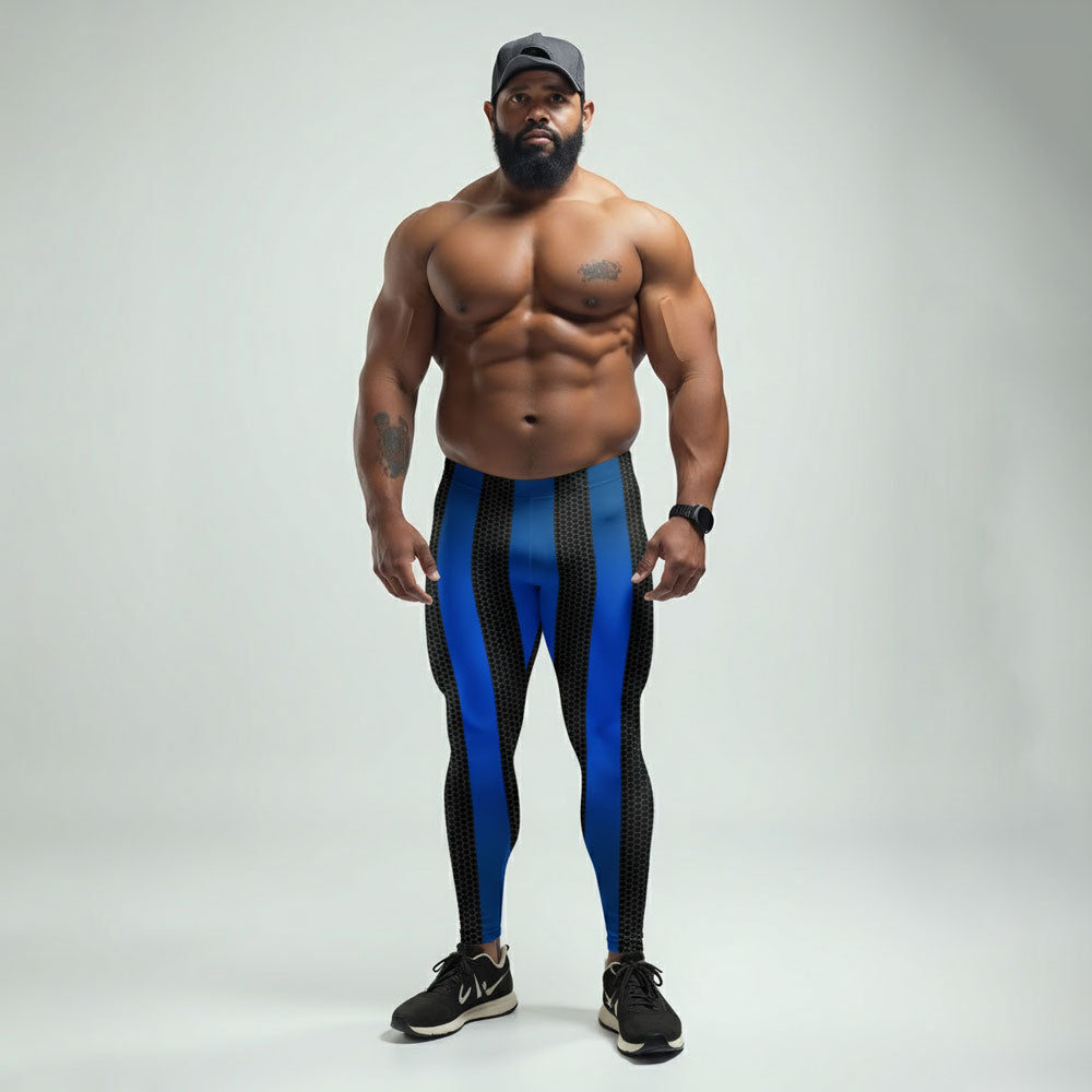 Hard Cobalt  Bodybuilding Tights