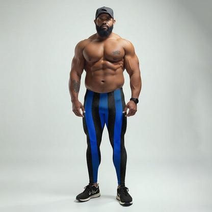 Hard Cobalt  Bodybuilding Tights