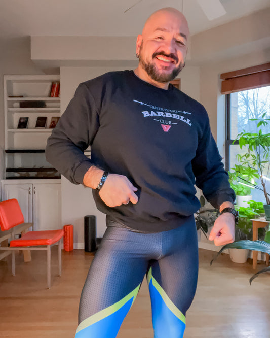 Queer Punks Barbell Club Sweatshirt