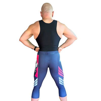 Masked Muscle Prince Capri Bodybuilding Tights