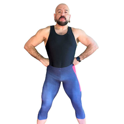 Masked Muscle Prince Capri Bodybuilding Tights