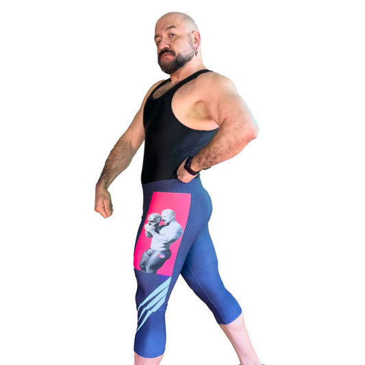 Masked Muscle Prince Capri Bodybuilding Tights