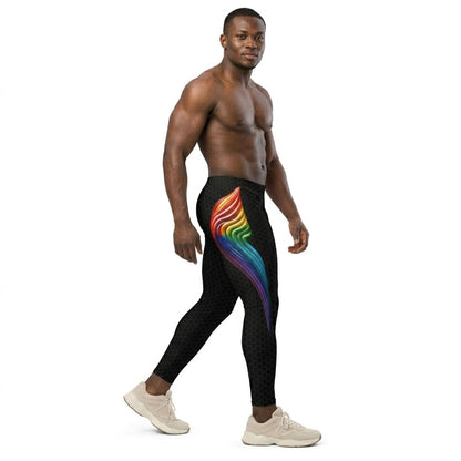 Rainbow Flow  Bodybuilding Tights