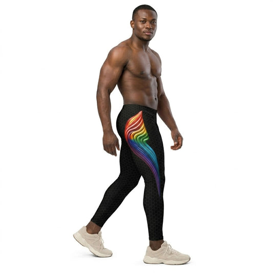 Rainbow Flow  Bodybuilding Tights