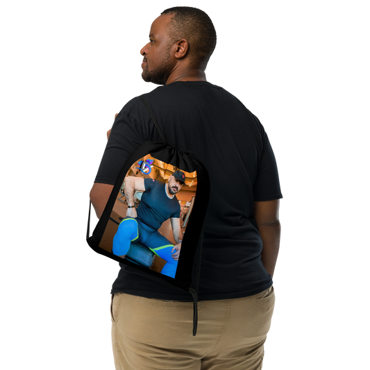 Spandex Thighs Drawstring bag