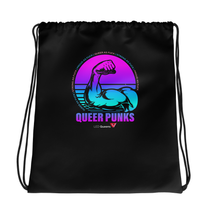 Queer Punks Drawstring bag