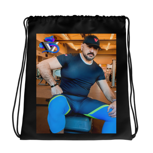 Spandex Thighs Drawstring bag