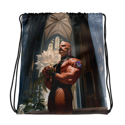 Church of Xochipilli Drawstring Bag