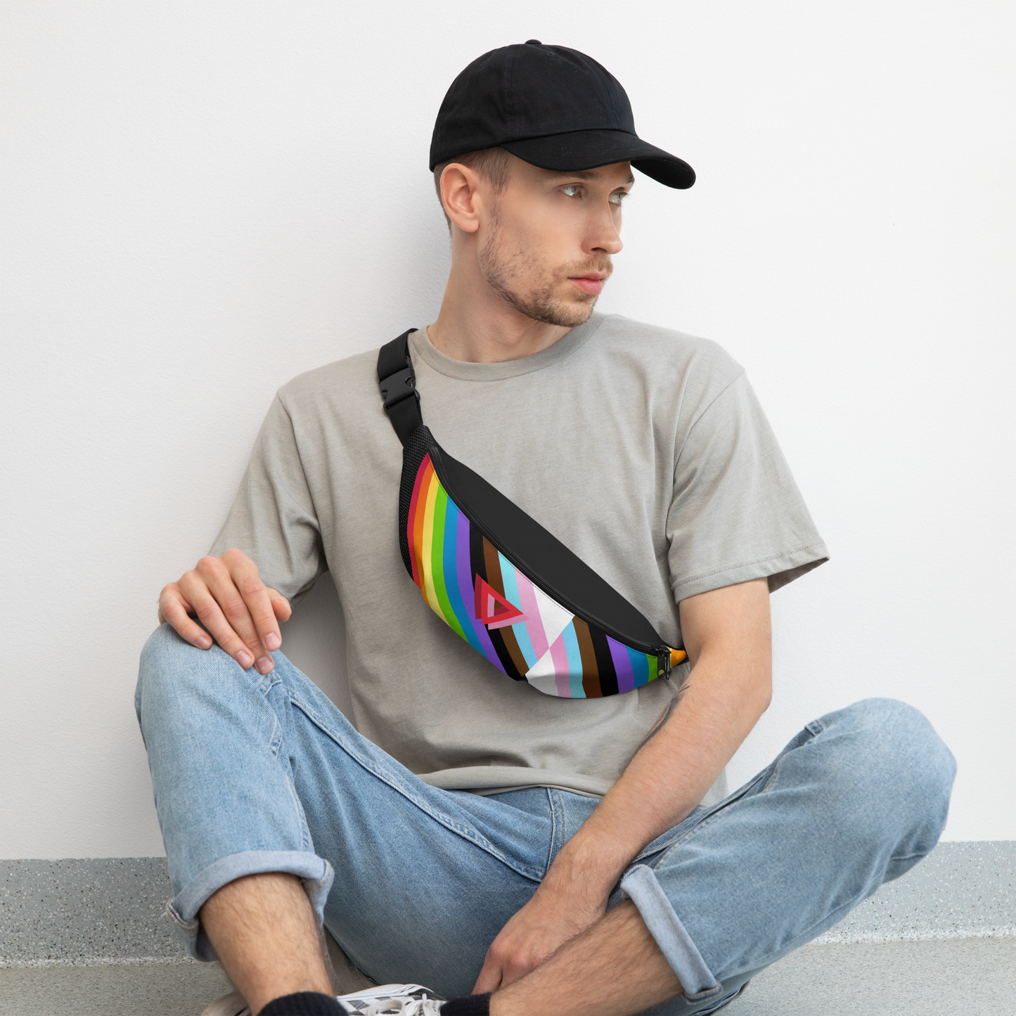 Progress Pride Flag Fanny Pack