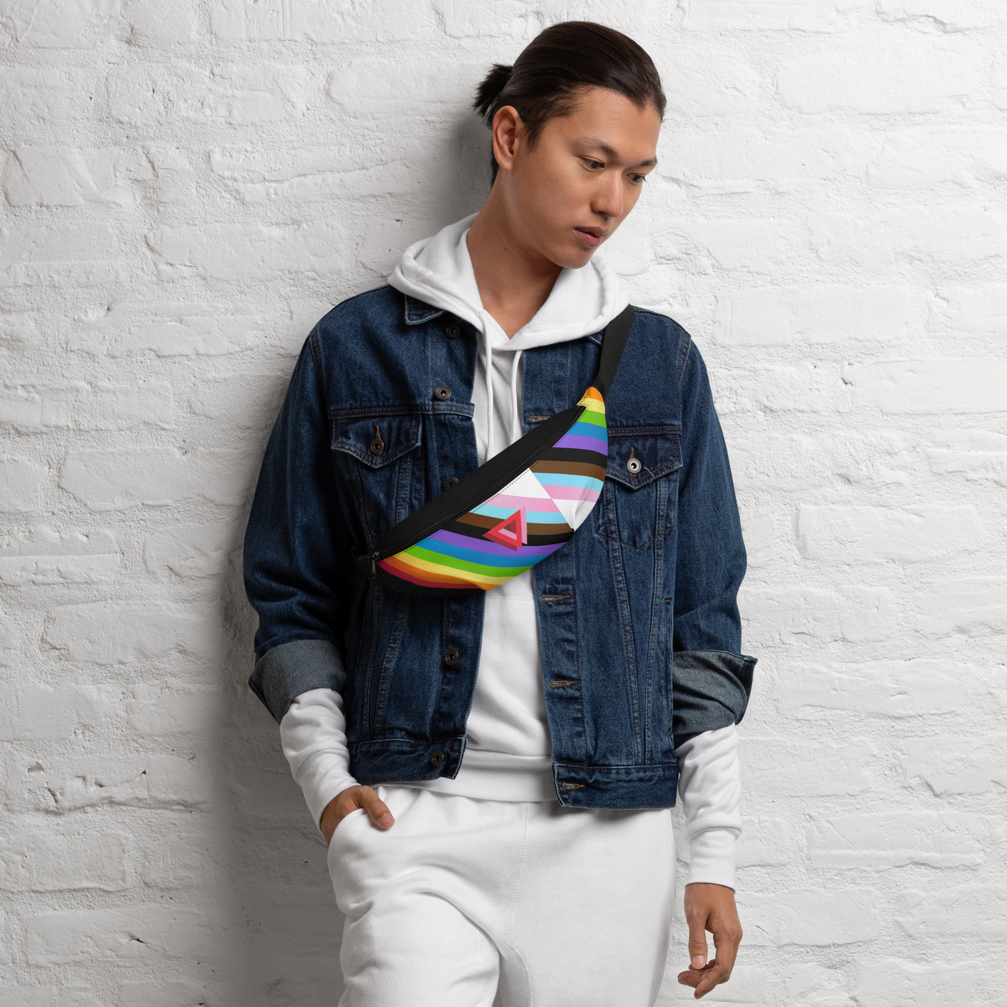 Progress Pride Flag Fanny Pack