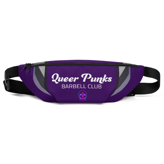 Queer Punks Barbell Club Fanny Pack (Purple)