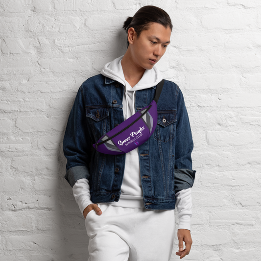 Queer Punks Barbell Club Fanny Pack (Purple)